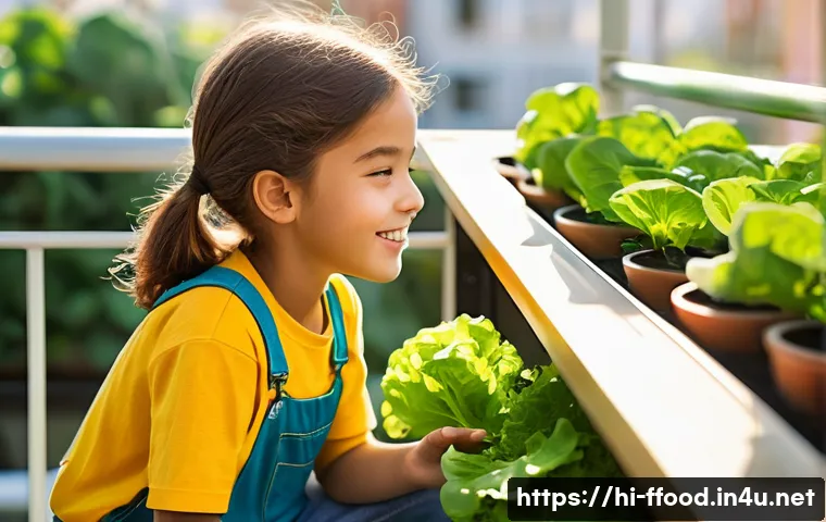 수경재배 시스템 - **Prompt 1: Child's Hydroponic Discovery**
"A curious 7-year-old girl, wearing a bright yellow t...